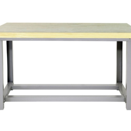 Bancada modular com tampo em pinus bicolado envernizado - 1600 MP2