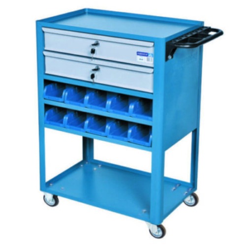 Carrinho para ferramentas aberto com 2 gavetas - CR-76 Carrinho para ferramentas aberto com 2 gavetas - CR-76