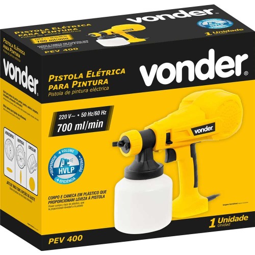 Pistola de pintura pulverizadora el�trica 260 watts - PEV 400  220V
