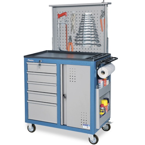 Carrinho para ferramentas fechado com 5 gavetas - CR-73