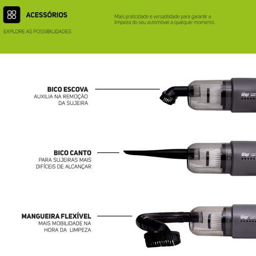 Aspirador de p porttil para carros 12 volts - CAR 12V2