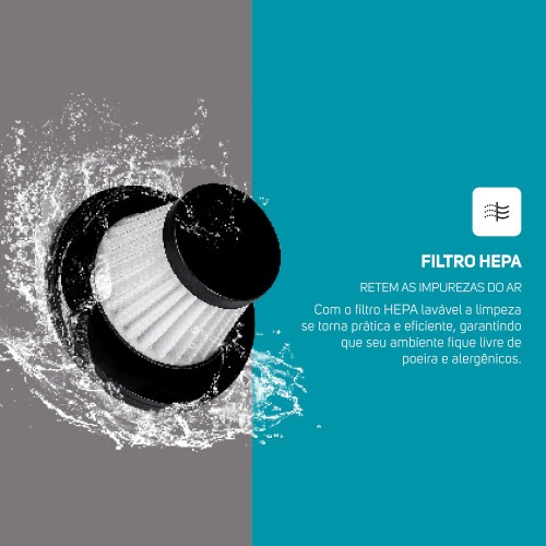 Aspirador de p porttil a bateria - Handson