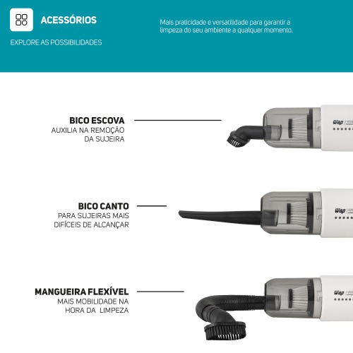 Aspirador de p porttil a bateria - Handson