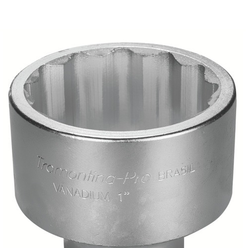 Soquete estriado 80 mm encaixe 1