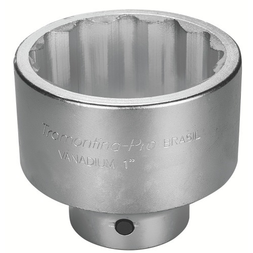 Soquete estriado 80 mm encaixe 1