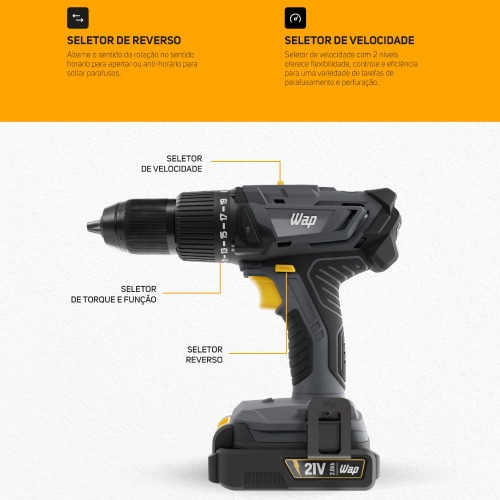 Furadeira Parafusadeira de impacto 1/2