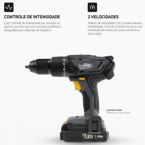 Furadeira Parafusadeira de impacto 1/2