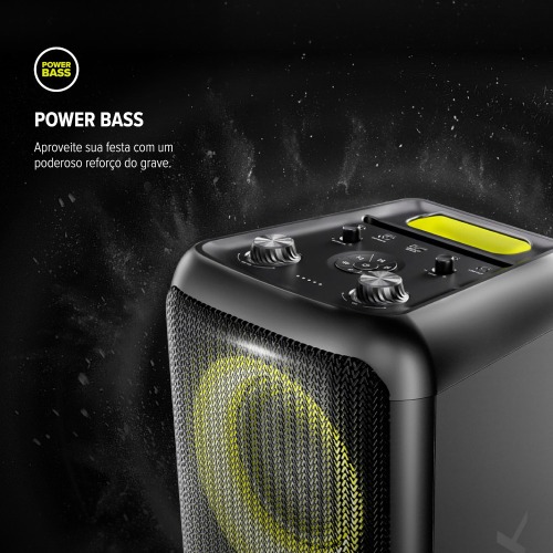 Caixa de som porttil 160W RMS com Bluetooth By Alok - Infinite 200  110V/220V