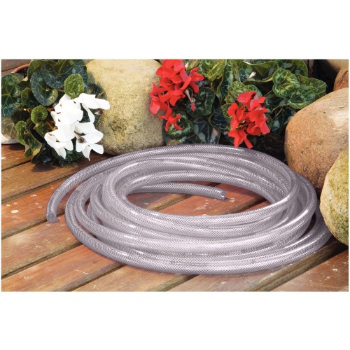 Mangueira cristal reforçada para jardim de 1/2 Mangueira cristal reforçada para jardim de 1/2