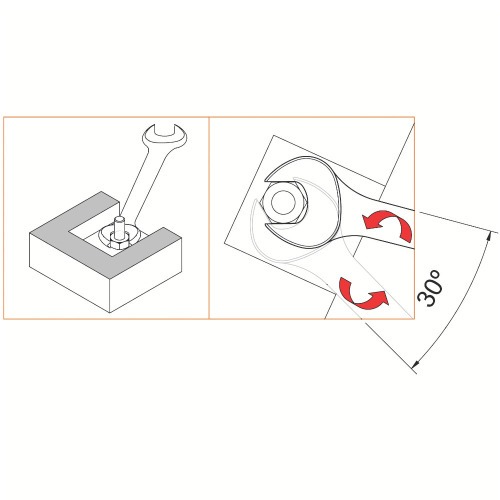 Chave fixa 3/8 x 7/16
