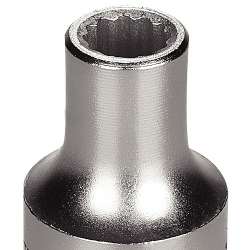 Soquete estriado 8 mm encaixe 1/2 Soquete estriado 8 mm encaixe 1/2