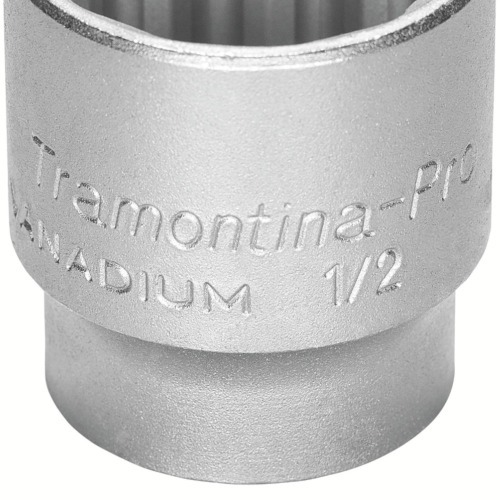 Soquete estriado 28 mm encaixe 1/2 Soquete estriado 28 mm encaixe 1/2