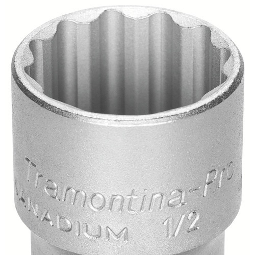 Soquete estriado 28 mm encaixe 1/2 Soquete estriado 28 mm encaixe 1/2