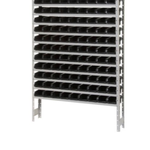 Estante metlica com 108 gavetas n 3 preta - EM108/3P