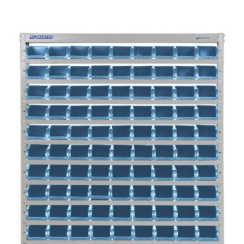 Estante met�lica com 108 gavetas n�3 azul - EF108/3A