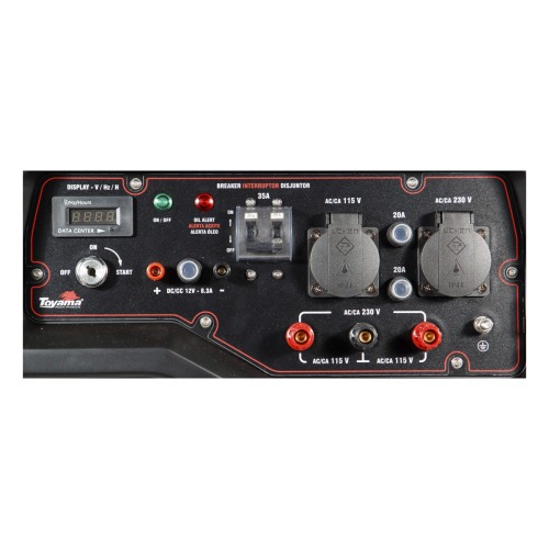 Gerador de energia 9 kva a gasolina partida elétrica bivolt - TG10000CXE DIGITAL AVR 110V/220V Gerador de energia 9 kva a gasolina partida elétrica bivolt - TG10000CXE DIGITAL AVR 110V/220V