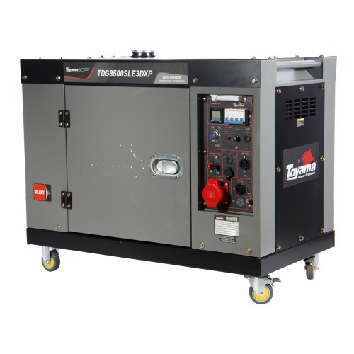 Gerador de energia 7,5 Kva a diesel cabinado trif�sico 220V - TDG8500SLE3DXP