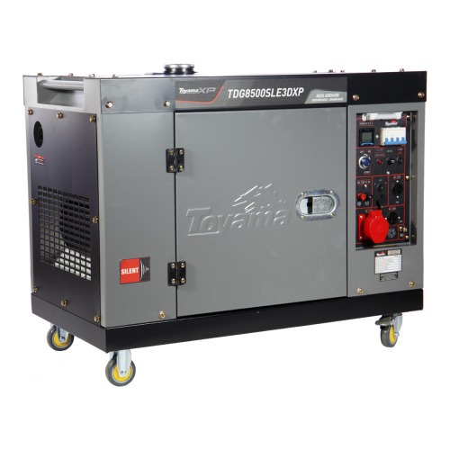 Gerador de energia 7,5 Kva a diesel cabinado trif�sico 220V - TDG8500SLE3DXP