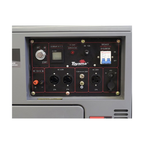 Gerador de energia 6 Kva a diesel cabinado bivolt partida eltrica com AVR - TDG7000SEXP  110V/220V