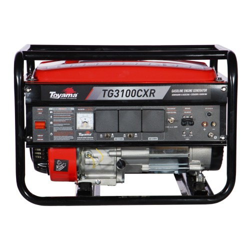 Gerador de energia 3,1 kva a gasolina partida manual bivolt 201-025 - TG3100CXR  110V/220V