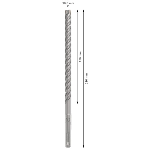 Broca de w�dea para concreto 10 x 150 x 210 mm - SDS Plus