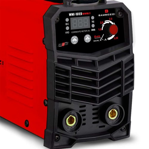 Inversora de solda digital 140A para eletrodo revestido + maleta - WMI 161ED  110V/220V