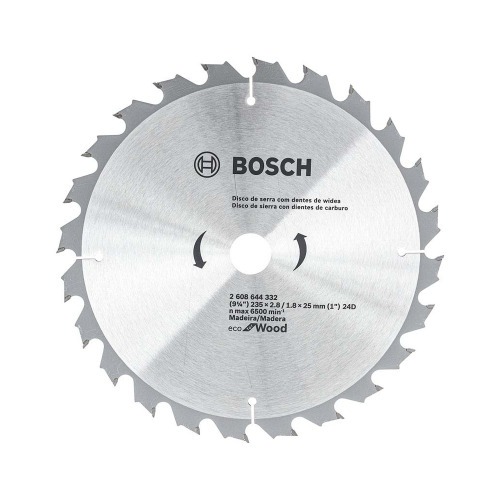 Disco de serra para madeira 235 x 25 x 24 dentes - Ecoline Disco de serra para madeira 235 x 25 x 24 dentes - Ecoline