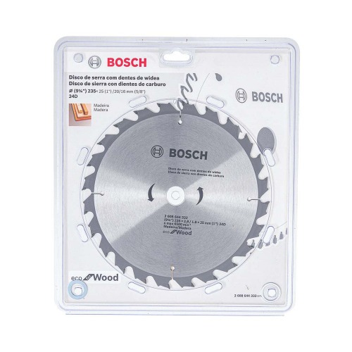 Disco de serra para madeira 235 x 25 x 24 dentes - Ecoline Disco de serra para madeira 235 x 25 x 24 dentes - Ecoline