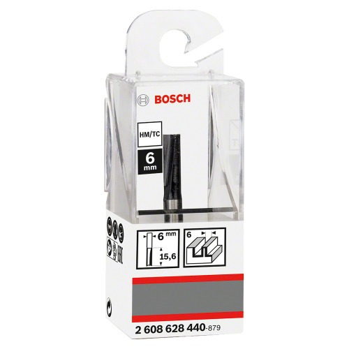 Fresa paralela dupla 6 x 15,7 mm haste 6 mm - Standard