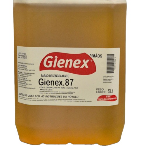 Sabo desengraxante para remoo de graxas 5 litros - 87