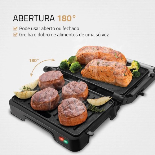 Sanduicheira Grill antiaderente 1000W Press duo 180-PG -01-180  110V