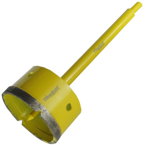 Serra copo diamantada 75 mm com haste encaixe 3/8