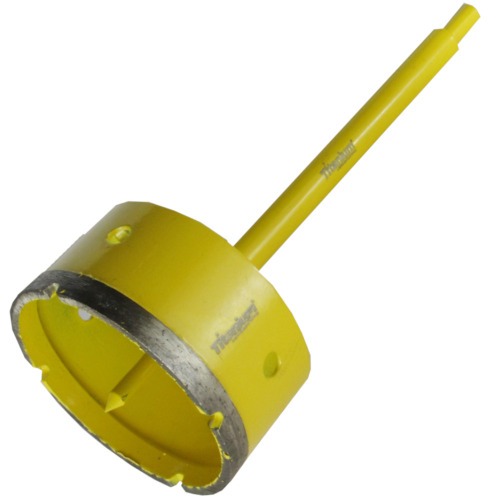 Serra copo diamantada 90 mm com haste encaixe 3/8