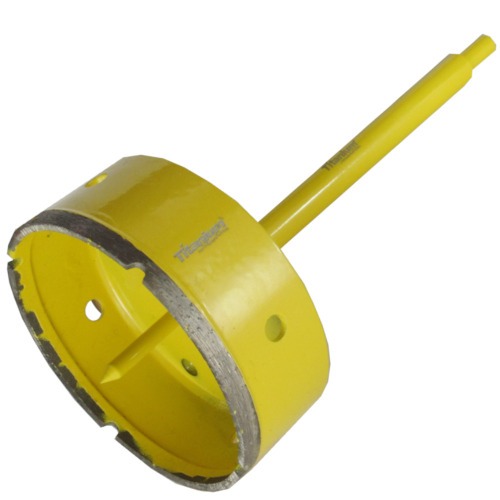 Serra copo diamantada 110 mm com haste encaixe 3/8