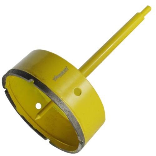 Serra copo diamantada 120 mm com haste encaixe 3/8