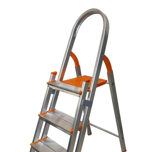 Escada de alum�nio com 3 degraus duplos residencial - EMD003