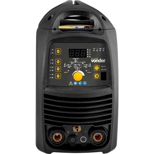 Inversora de solda com painel digital 200A para eletrodo revestido e Tig - RRIV 218AF  110V/220V