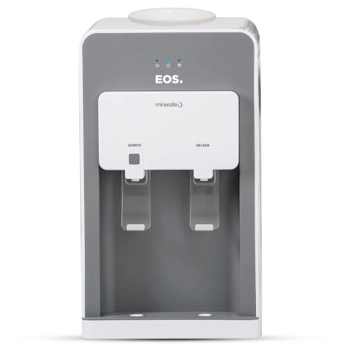 Bebedouro de mesa eletrônico Quente e Frio cinza Mineralle - EBE02QS 220V Bebedouro de mesa eletrônico Quente e Frio cinza Mineralle - EBE02QS 220V