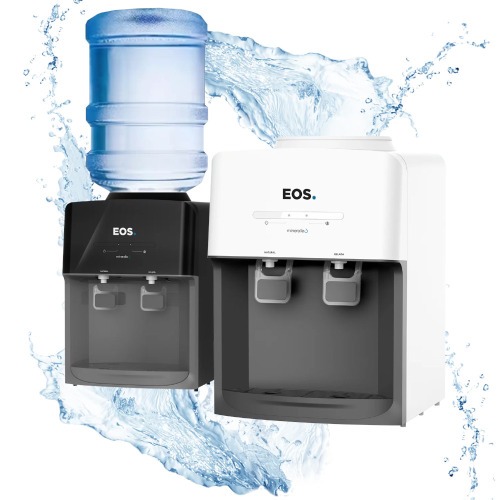 Bebedouro de mesa refrigerado eletrônico Branco Mineralle - EBE03B 110V/220V Bebedouro de mesa refrigerado eletrônico Branco Mineralle - EBE03B 110V/220V