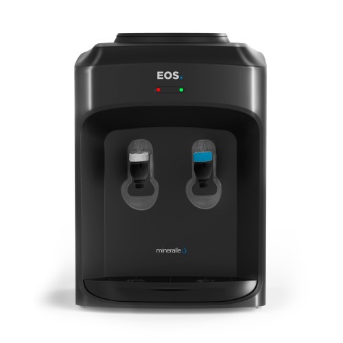 Bebedouro de mesa refrigerado eletrônico preto Mineralle - EBE01BP 110V/220V Bebedouro de mesa refrigerado eletrônico preto Mineralle - EBE01BP 110V/220V