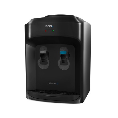 Bebedouro de mesa refrigerado eletrônico preto Mineralle - EBE01BP 110V/220V Bebedouro de mesa refrigerado eletrônico preto Mineralle - EBE01BP 110V/220V