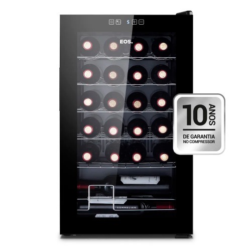 Adega climatizada para 24 garrafas compressor Sommelier - EAC24G  110V