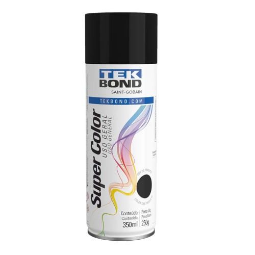 Tinta spray para uso geral 350 ml - Super color Tinta spray para uso geral 350 ml - Super color