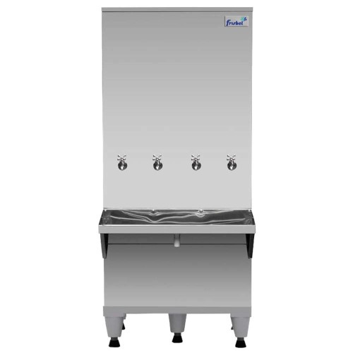 Bebedouro industrial de coluna 200 litros em aço inox 220V Bebedouro industrial de coluna 200 litros em aço inox 220V