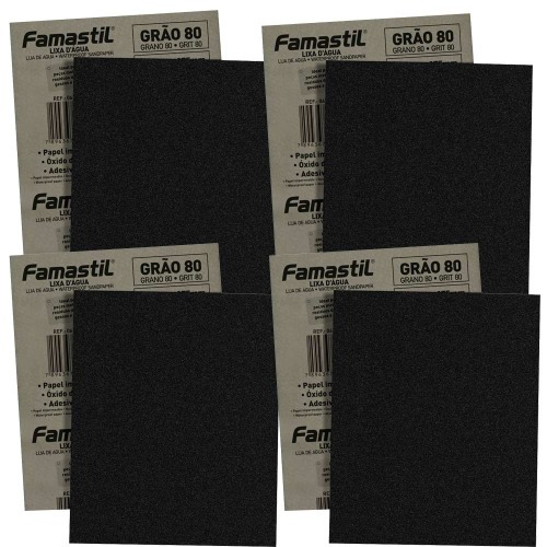 Kit 20 Folhas de lixa D'gua - F51.01