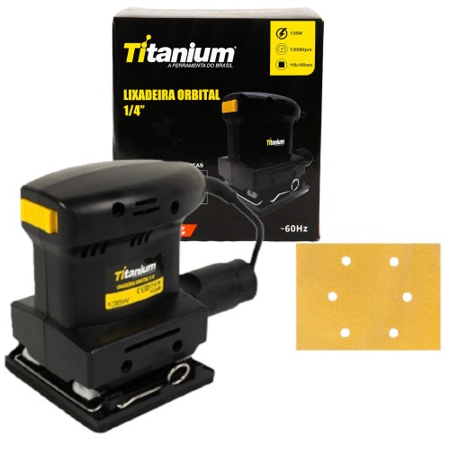 Lixadeira orbital 135 W 110 x 100 mm - 07659  220V