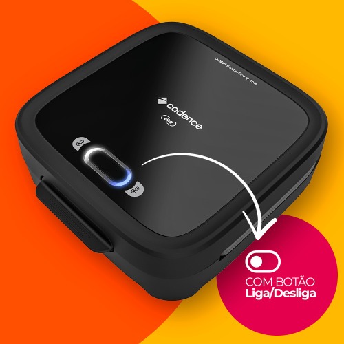 Sanduicheira Grill antiaderente 750W com boto liga/desliga Click - SAN400  110V