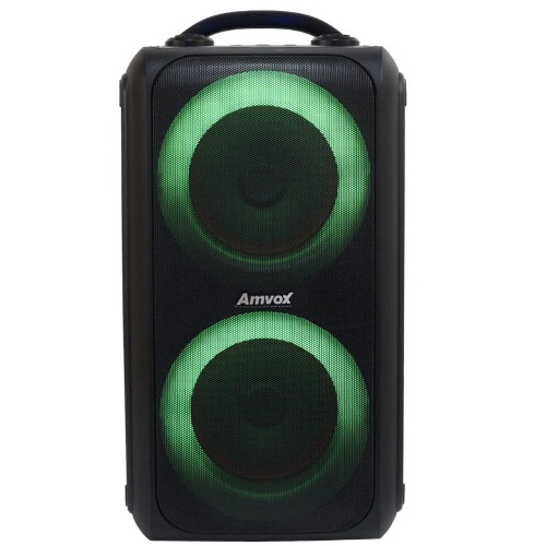 Caixa de som amplificada 600W RMS Bluetooth - ACA 600 Bagvox Black  110V/220V