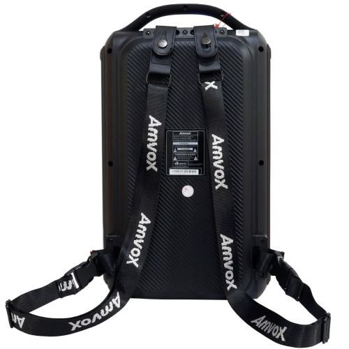 Caixa de som amplificada 600W RMS Bluetooth - ACA 600 Bagvox Black  110V/220V