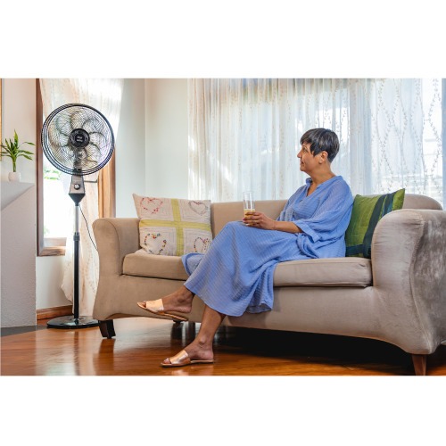 Ventilador de coluna 50 cm oscilante 8 pás com 3 velocidades - Flow Turbo 220V Ventilador de coluna 50 cm oscilante 8 pás com 3 velocidades - Flow Turbo 220V